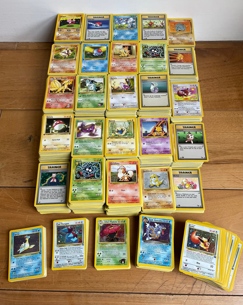 Vintage pokemon card lot newest