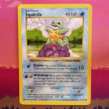 Pokemon Card Squirtle Shadowless Base Set Common 63/102  Near Mint