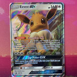 Pokemon Card Eevee GX SM176 Ultra Rare Black Star Promo Near Mint Condition