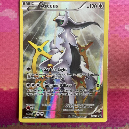 Pokemon Card Arceus XY83 Black Star Promo Full Art Near Mint Condition