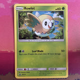 Pokemon Card Rowlet SM153 Black Star Promo Near Mint