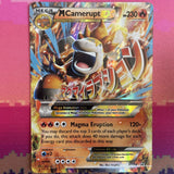 Pokemon Card M Camerupt EX XY198 Ultra Rare Black Star Promo Near Mint Condition