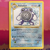 Pokemon Card Poliwhirl Shadowless Base Set Uncommon 38/102 NM Condition