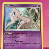 Pokemon Card Mew SM215 Black Star Promo Sun & Moon Near Mint Condition