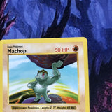 Pokemon Card Machop Shadowless Base Set  Common 52/102 Excellent Condition