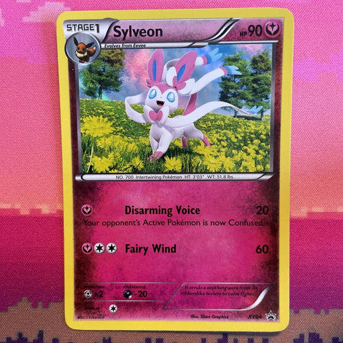 Pokemon Card Sylveon XY04 Black Star Promo Holo Near Mint