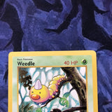 Pokemon Card Weedle Shadowless Base Set Uncommon 69/102 WOTC Excellent Condition