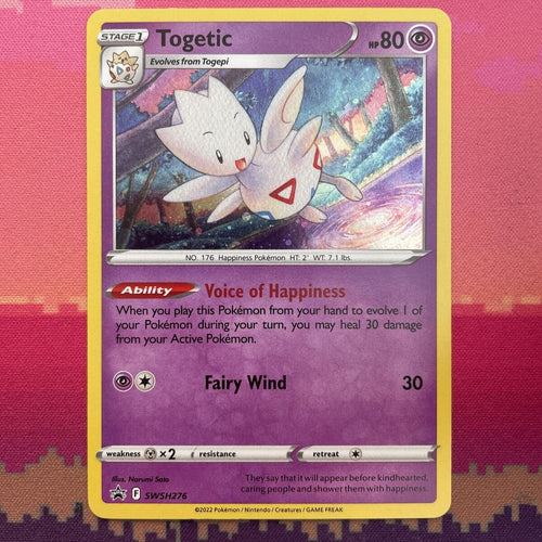 Pokemon Card Togetic SWH276 Black Star Promo Holo Near Mint Condition