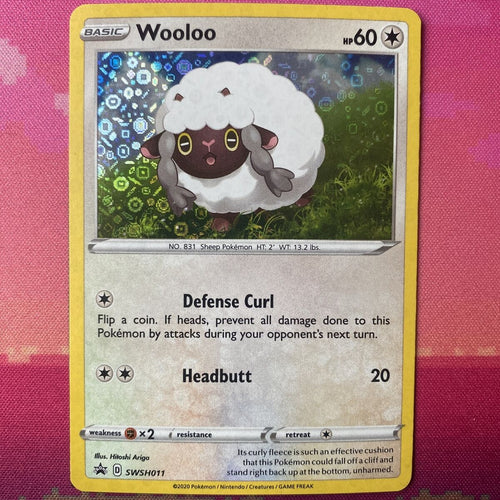 Pokemon Card Wooloo SWSH011 Black Star Promo General Mills Near Mint