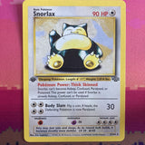 Pokemon Card Snorlax Jungle 1st Edition Rare 27/64 Near Mint Condition