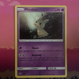 Pokemon Card Mimikyu SM29 Black Star Promo Holo Near Mint