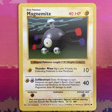 Pokemon Card Magnemite Shadowless Base Set Common 53/102 Near Mint Condition