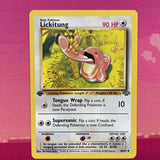 Pokemon Card Lickitung Jungle 1st Edition Uncommon 38/64 Near Mint Condition