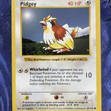 Pokemon Pidgey Shadowless Base Set Common 57/102 Near Mint 