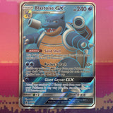 Pokemon Card Blastoise GX SM189 Black Star Promo Near Mint Condition