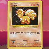 Pokemon Card Vulpix Shadowless Base Set Common 68/102 Near Mint Condition