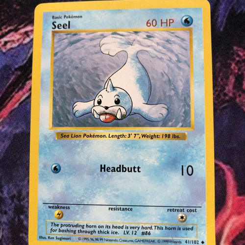 Pokemon Card Seel Shadowless Base Set Uncommon 41/102 Excellent Condition