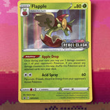 Pokemon Card Flapple SWSH022 STAMPED Rebel Clash Black Star Promo Near Mint