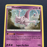 Pokemon Card Mewtwo SM77 Holo Black Star Promo Near Mint Condition