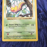 Pokemon Card Weedle Shadowless Base Set Uncommon 69/102 WOTC Excellent Condition