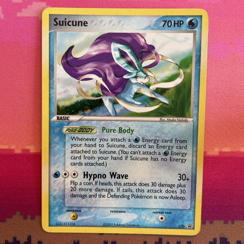 Pokemon Card Suicune 030 Black Star Promo Nintendo Near Mint Condition