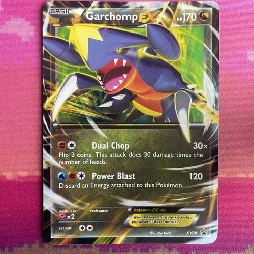 Pokemon Card Garchomp EX XY09 Black Star Promo Near Mint Condition