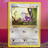 Pokemon Card Rattata Shadowless Base Set Common 61/102 NM Condition