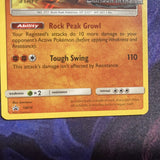 Regirock SM74 STAFF Pre Release Black Star Promo Crimson Invasion