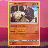 Pokemon Card Stakataka SM209 Black Star Promo Holo Near Mint Condition