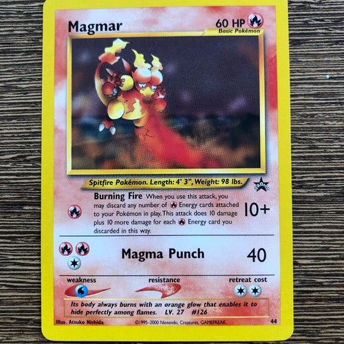 Pokemon Card Magmar Black Star Promo 44 Near Mint Condition