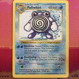 Pokemon Card Poliwhirl Shadowless Base Set Uncommon 38/102 Near Mint