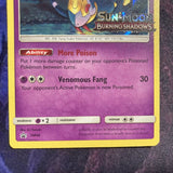 Pokemon Card Seviper SM46 Black Star Promo STAMPED Prerelease Near Mint Conditio