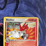 POKEMON PROMO CARD - POP SERIES 1 - BLAZIKEN 1/17 - RARE - (HOLO) Excellent Cond