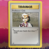 Pokemon Card Professor Oak Shadowless Base Set Uncommon 88/102 Light Play