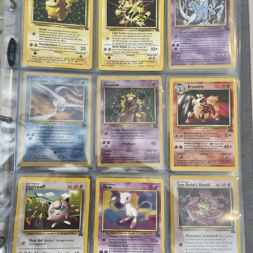 Pokemon Cards Wizards Of The Coast Black Star Promo Near Complete Set Light Play