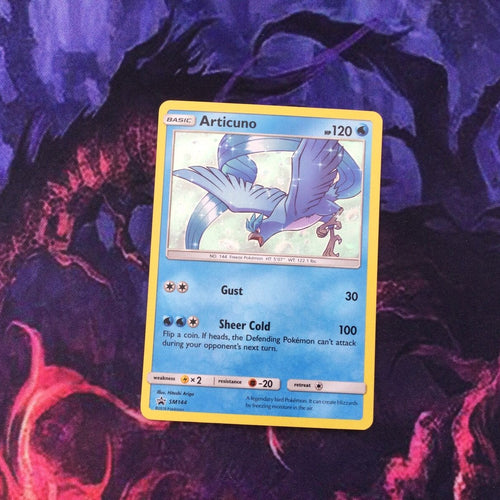 Pokemon Card Articuno SM144 Black Star Promo Near Mint Condition