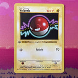 Pokemon Card Voltorb Shadowless Base Set 1st Edition Common 67/102 NM Condition