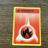 Pokémon Card Red Energy Shadowless Common 98/102 Excellent Condition