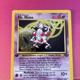 Pokemon Card Mr Mime Jungle 1st Holo Rare Excellent Condition