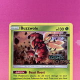 Pokemon Card Buzzwole STAFF SM218 SM Black Star Promo Prerelease Near Mint