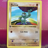 Pokemon Card Machop Shadowless Base Set 1st Edition 52/102 Near Mint Condition