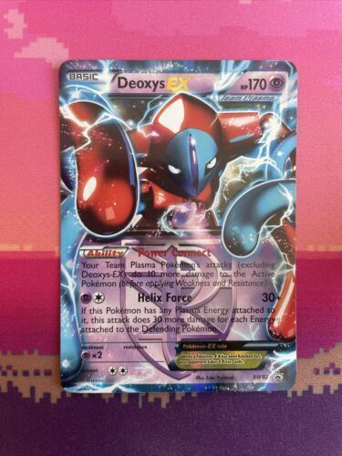 Pokemon Card Deoxys EX BW82 Ultra Rare Black Star Promo Near Mint