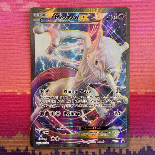 Pokemon Card Mewtwo EX XY125 Black Star Promo Near Mint Condition