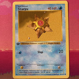 Pokemon Card Staryu Shadowless Base Set 1st Edition Common 65/102 NM Condition