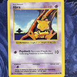 Abra 43/102 SHADOWLESS - Common - BASE SET WOTC Pokemon Card