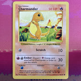 Pokemon Card Charmander Shadowless Base Set Common 46/102 Near Mint Condition