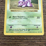 Pokemon Card Nidoran Base Set Shadowless Common 55/102 Excellent Condition