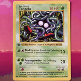 Pokemon Card Tangela Shadowless Base Set 1st Edition Common 66/102 NM Condition