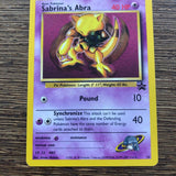 Pokemon Card Sabrina's Abra Black Star Promo 19 Near Mint Condition WOTC