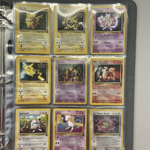 Pokemon Cards Wizards Of The Coast Black Star Promo Near Complete Set Light Play